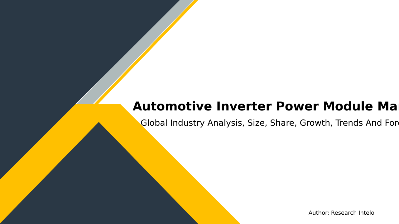 Automotive Inverter Power Module Market Research Report 2033