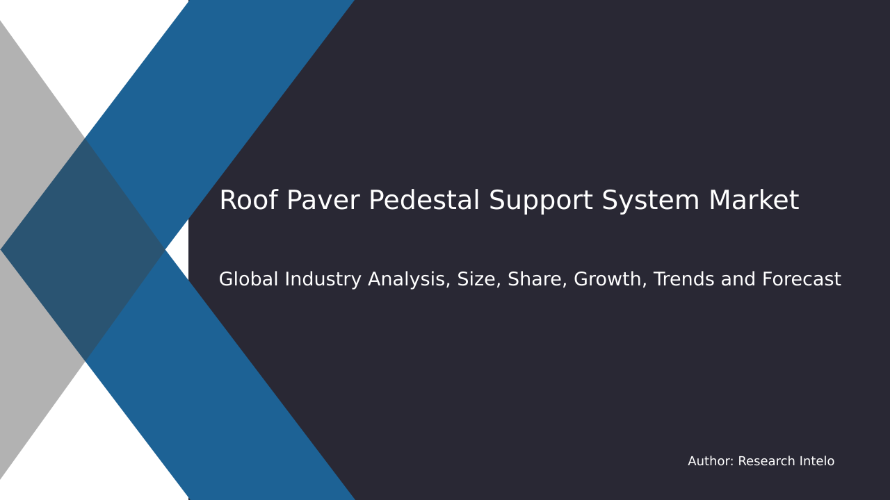 Roof Paver Pedestal Support System Market Research Report 2033