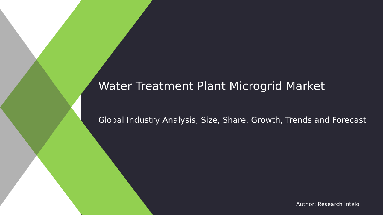 Water Treatment Plant Microgrid Market Research Report 2033