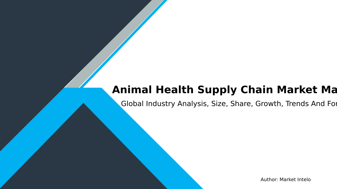 Animal Health Supply Chain Market Research Report 2033